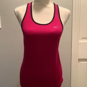 Nike Womens Dri-Fit Racer Running Tank Sz S